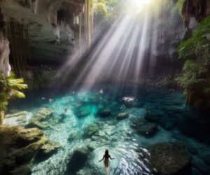 La formación de los cenotes en la península de Yucatán