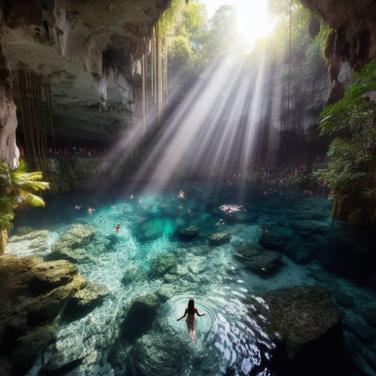 La formación de los cenotes en la península de Yucatán
