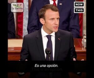 Discurso de Emmanuel Macron en el Congreso de USA.
