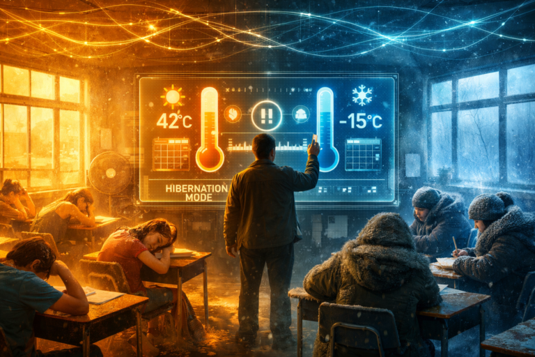Hibernación pedagógica climática: adaptación del calendario escolar al cambio climático